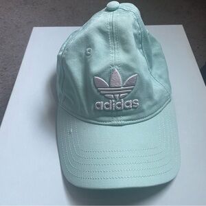 Adidas Originals Trefoil Logo Adjustable Cap in Green
